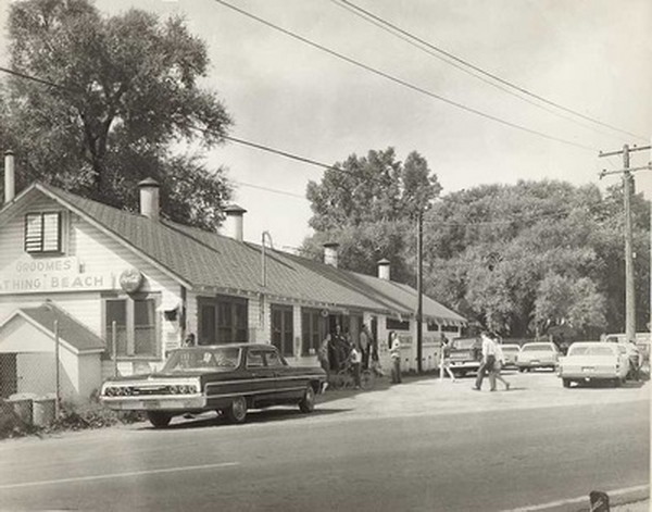 Groomes Bathing Beach - Old Photo (newer photo)